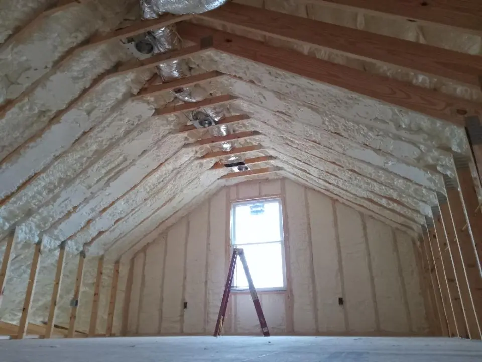 Spray foam roofing application for Crawl Space Insulation project in Hayden